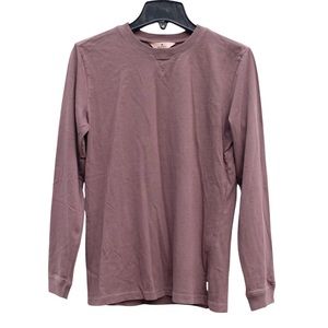 Woolrich Espresso Brown Crewneck Long Sleeve Pullover Casual Shirt Top Like New